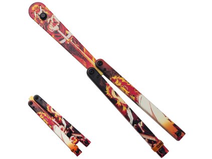 Tréninkový motýlek "FLAME HASHIRA RENGOKU" - Demon Slayer