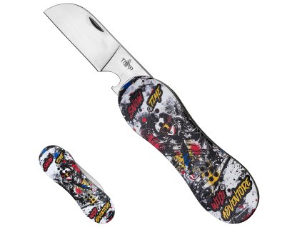 Zavírací nůž "SNOWBOARĎÁCI" s otvírákem