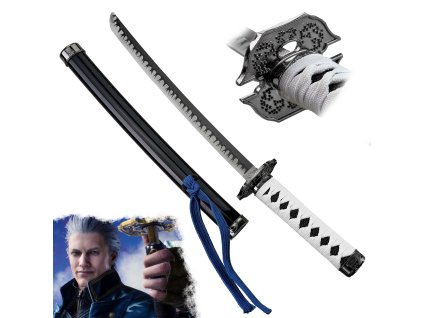 Mini Vergilův meč "TINY YAMATO" se stojánkem - Devil May Cry