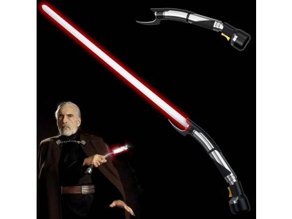 Světelný meč "COUNT DOOKU" RGB - plně kontaktní - Star Wars