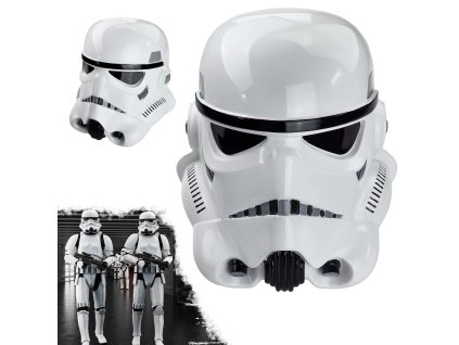 Detailní helma "IMPERIAL STORMTROOPER" plně nositelná - Star Wars