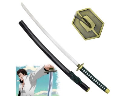 Ocelová katana Sousuke Aizena "KYŌKA SUIGETSU" - Bleach