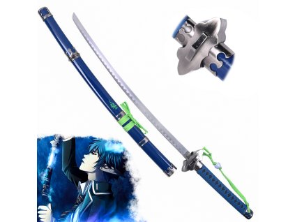 Ocelová katana Rin Okumura "KURIKARA" - Blue Exorcist