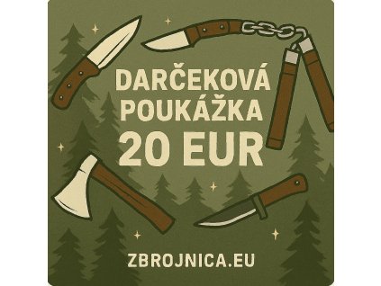 Darčeková poukážka 20 Eur
