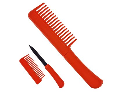Hřeben "BLADE IN HAIR" oranžový