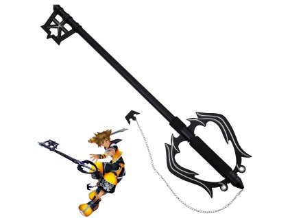 Ocelový fantasy meč "OBLIVION KEYBLADE" - Kingdom Hearts