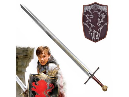 Ocelový meč "SWORD OF KING PETER" s plaketou - Letopisy Narnie