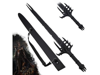 Ocelový meč "SWORD OF SAURON" - Pán Prstenů/Rings of Power