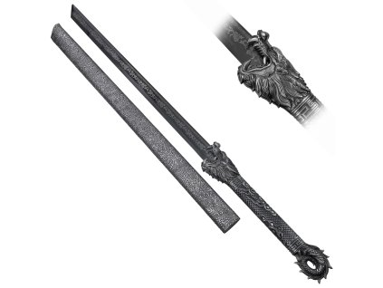 Ocelový meč "TANG DYNASTY" se zdobenou pochvou