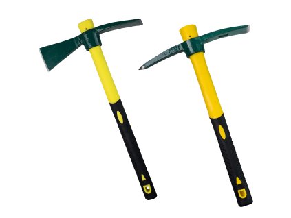 Malý přenosný krumpáč "YELLOW PICKAXE" 2 druhy