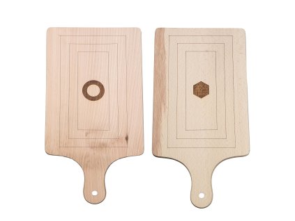 Dřevěné prkénko "THROWING BOARD" pro malé vrhačky - 2 druhy