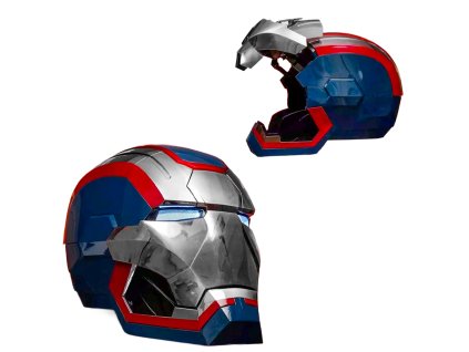 Plně automatická helma "IRON PATRIOT" Marvel / Avengers
