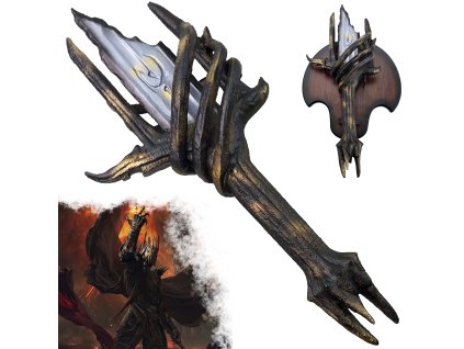 Masivní ocelová část meče "THE HILT OF SAURON" - Pán Prstenů/Rings of Power