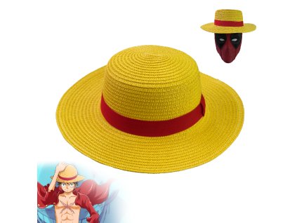 Cosplay slamák "LUFFY'S STRAW HAT" - One Piece