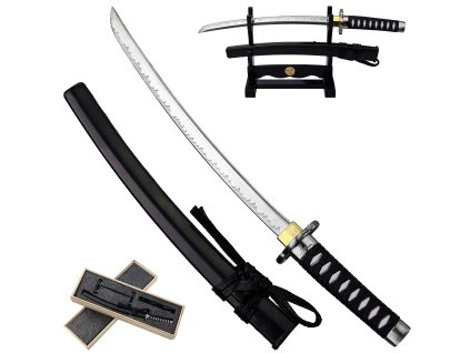 Malý pevný nůž "MINI KATANA" se stojánkem