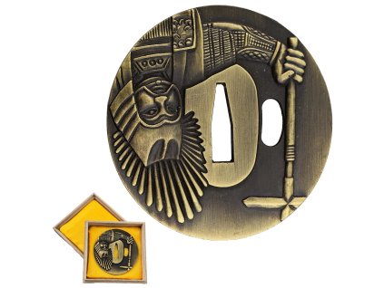 Náhradní záštita pro samurajské meče "TANG WARRIOR TSUBA"