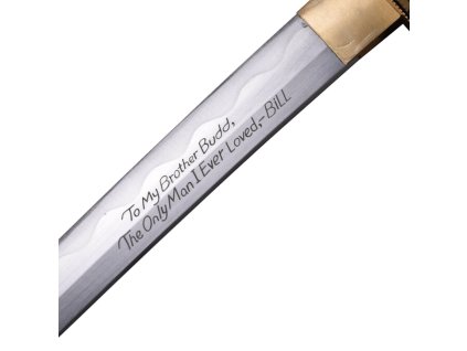 katana ornamentale fatta a mano zs320d sg