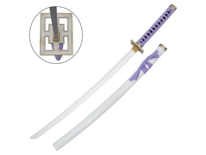 katana ornamentale con lama in bamboo zs519pl wood