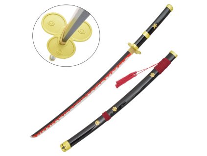 katana ornamentale con lama in bamboo zs661b wood