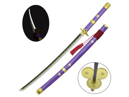 katana ornamentale con illuminazione led zs661vgd