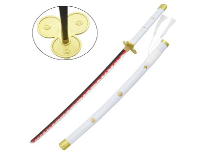 katana ornamentale con lama in bamboo zs661w wood