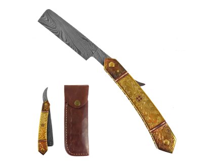 Damašková břitva "GOLDEN SHAVE"