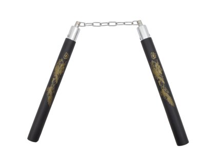 Tréningové plastové nunchaku Golden Dragon 30.5cm