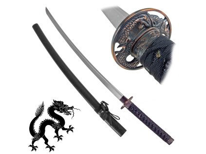 Katana "DRAGON OF JAPAN" tvrdá ocel!