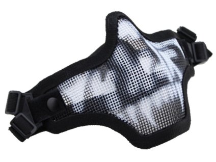 Ľahká maska s oceľovou mriežkou “Predator”