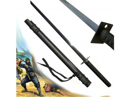Nindža katana "JONIN NINJA-TO" ostrá!