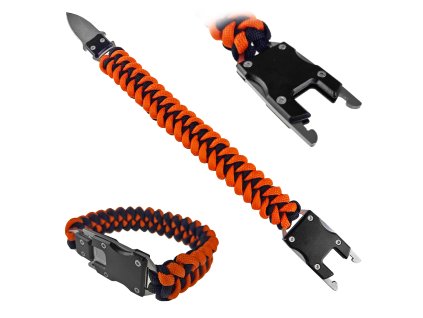 Paracordový náramek "HORNET" s nožem