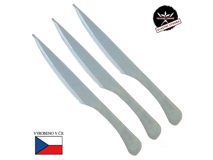 Sada vrhacích nožů "MASTER PROFI" ocel + zinek - 3 kusy