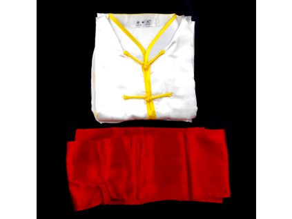 Kung Fu kostým "SNOWFLAKE" bílý