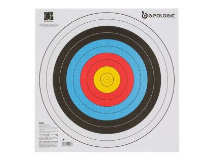 Terč pro střelbu z luku či kuše "WORLD ARCHERY" 60 cm.