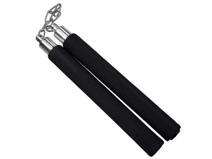 Tréninkové nunchaku "BLACK" s řetězem