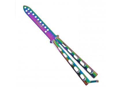 Motýlek "KANDAR RAIN" celokovový, duhový