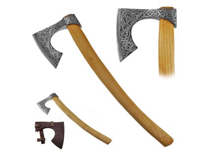 Vikingská sekera "DRAKKAR" funkční!