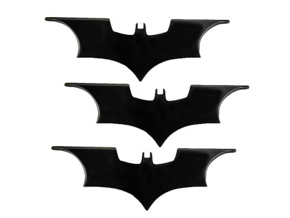 Ocelové vrhací hvězdice "BATARANG" Batman 3 kusy!!