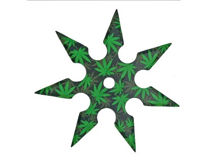 Vrhací hvězdice "GANJA NATTY" sedmicípá