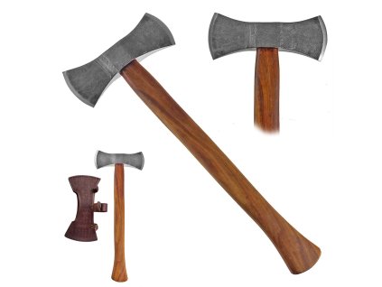 Dvoubřitá sekera "SKELLIGE WARRIOR" kovaná!