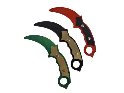 Dřevěný Karambit "WOODEN CLAW" 3 barvy