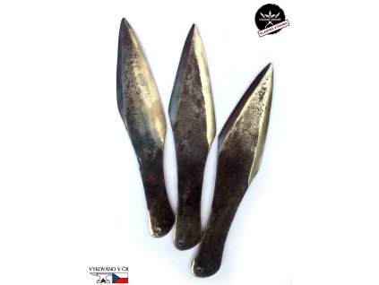 Masivní velké vrhací nože "GIANT STRIKE - 3 ks" kované