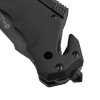 Zavírací záchranářský nůž "K25-BLACK HUNTER" s pouzdrem