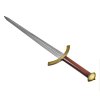 Meč Krále Severu "SWORD OF ROB STARK" s plaketou - Game of Thrones