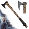 Měkčená vikingská sekera "AXE OF RAGNAR LODBRÓK" - Vikings