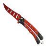 TRÉNINKOVÝ BALISONG "RED RAPTOR CLAW"