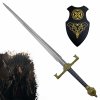 Meč rodu Targaryen "VALYRIAN STEEL" s plaketou - Game of Thrones