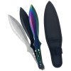 Sada 3ks barevných vrhacích nožů "HEAVY OSA TRICOLOR" s pouzdrem