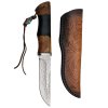 Pevný damaškový nůž "NATURE'S CALLING" zálesácký