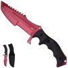 Pevný nůž "HUNTSMAN RED" s pouzdrem - CS:GO
